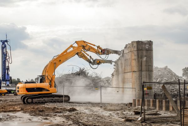 Silo Demolition in Wexford