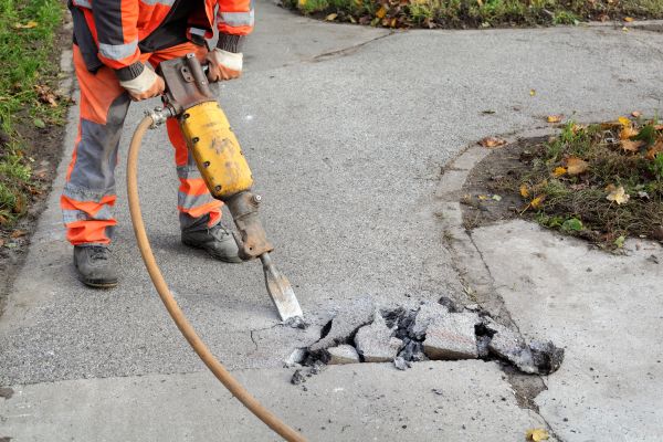 Concrete Sidewalk Removal in Wexford