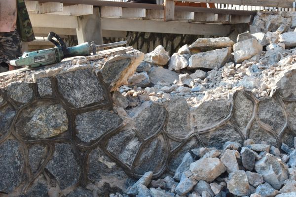 Retaining Wall Demolition in Wexford